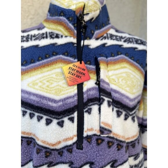 Billabong Men's Boundary Half-Zip Mock Neck Fleece Size M - Picture 13 of 16